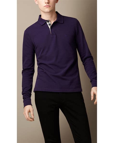 burberry mens polo sale|burberry long sleeve polo men's.